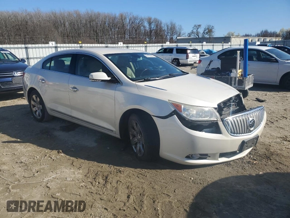 2013 Buick LaCrosse Premium 1 with VIN 1G4GF5E33DF143794, listed as a Copart auction lot 50185255 with 151,314 mi miles and Salvage title. Bid and sale history available at DreamBid. Image 4.