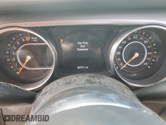 2020 Jeep Gladiator Sport S with VIN 1C6HJTAG5LL109304, listed as a Copart auction lot 55290145 with 83,771 mi miles and Salvage title. Bid and sale history available at DreamBid. Image 9.