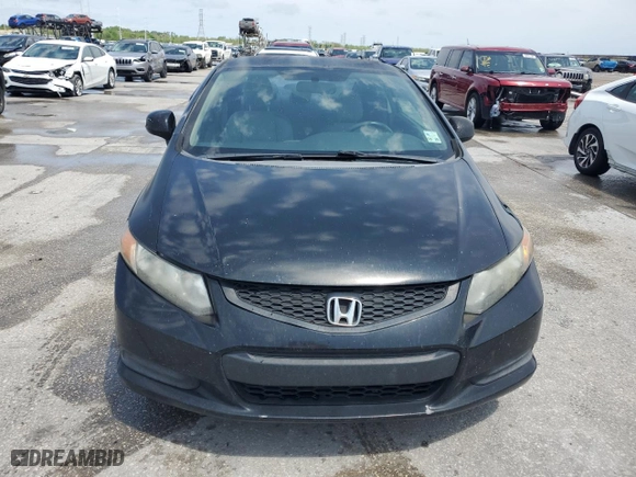 2012 Honda Civic Cpe LX with VIN 2HGFG3A58CH542689, listed as a Copart auction lot 49291585 with 204,804 mi miles and Clean Title. Bid and sale history available at carsss.com. Image 5.