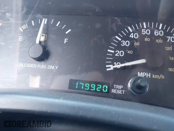 1997 Jeep Cherokee SE with VIN 1J4FJ28S1VL556827, listed as a IAAI auction lot 42089112 with 179,920 mi miles and . Bid and sale history available at DreamBid. Image 7.