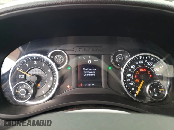 2022 Ram 2500 Tradesman with VIN 3C6UR5CJ2NG305552, listed as a Copart auction lot 63302784 with 91,684 mi miles and Non Repairable. Bid and sale history available at carsss.com. Image 9.
