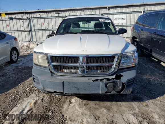 2008 Dodge Dakota ST with VIN 1D7HE22K58S526127, listed as a Copart auction lot 87046504 with 129,293 mi miles and Salvage Title. Bid and sale history available at carsss.com. Image 5.