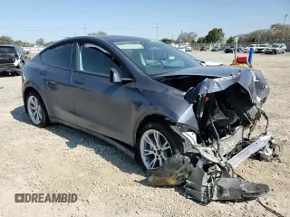 2023 Tesla Model Y Long Range with VIN 7SAYGDEE2PA164405, listed as a Copart auction lot 50085905 with 42,156 mi miles and Salvage Title. Bid and sale history available at DreamBid. Image 12.