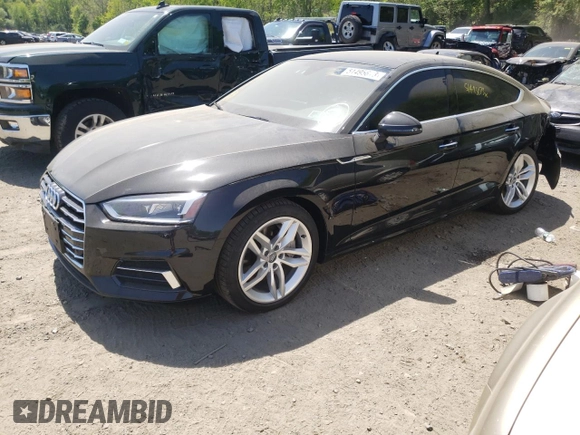 2019 Audi A5 Sportback Premium Plus with VIN WAUBNCF53KA097414, listed as a Copart auction lot 51495873 with 31,049 mi miles. Bid and sale history available at carsss.com. Image 1.