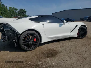 2015 Chevrolet Corvette Z51 1LT with VIN 1G1YG2D70F5117499, listed as a Copart auction lot 56125314 with 61,538 mi miles and Clean Title. Bid and sale history available at carsss.com. Image 3.