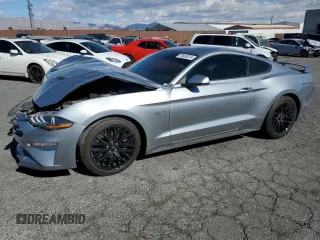 2020 Ford Mustang GT with VIN 1FA6P8CF1L5127230, listed as a Copart auction lot 78009374 with 64,691 mi miles and Salvage Title. Bid and sale history available at DreamBid. Image 1.