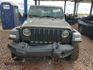2022 Jeep Wrangler Unlimited Willys with VIN 1C4HJXDN8NW241324, listed as a Copart auction lot 49403795 with 25,727 mi miles and Salvage Title. Bid and sale history available at DreamBid. Image 5.