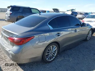 2019 Infiniti Q50 3.0t LUXE with VIN JN1EV7AP9KM516769, listed as a IAAI auction lot 41836255 with 40,017 mi miles. Bid and sale history available at carsss.com. Image 4.