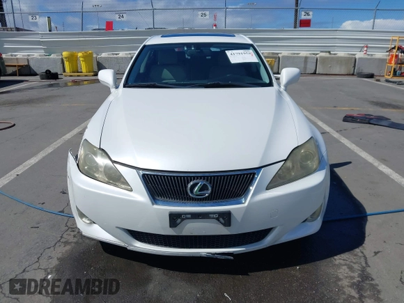 2008 Lexus IS 250 with VIN JTHBK262682064632, listed as a IAAI auction lot 41791958 with 83,184 mi miles. Bid and sale history available at carsss.com. Image 11.