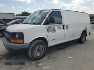 2006 Chevrolet Express Cargo z VIN 1GCGG25V461171248, wystawiony jako Copart lot #55028485 z przebiegiem 282 196 mil mil oraz Szkoda całkowita • Salvage title. Historia ofert i sprzedaży dostępna na DreamBid. Obrazek 1.