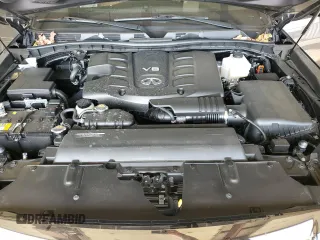 2024 Infiniti QX80 SENSORY with VIN JN8AZ2BC3R9500177, listed as a Copart auction lot 78130404 with 18,016 mi miles and Salvage Title. Bid and sale history available at carsss.com. Image 12.