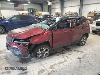 2022 Jeep Compass Trailhawk с VIN 3C4NJDDB7NT115064, выставлен на аукционе Copart как лот 58568375 с пробегом 13 267 миль миль и Списание • Salvage title. История ставок и продаж доступна на DreamBid. Изображение 1.