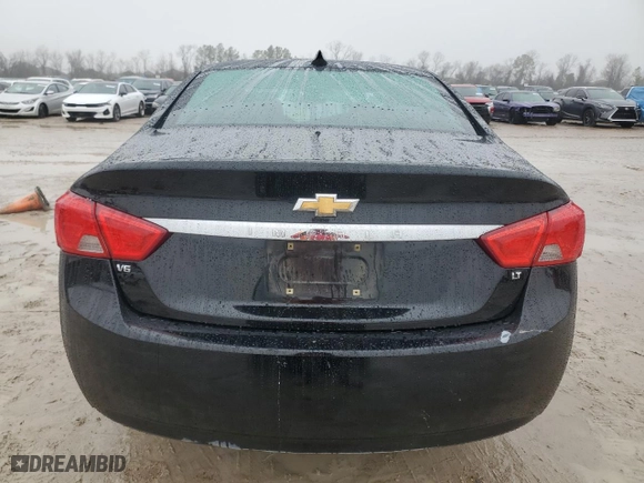 2018 Chevrolet Impala LT with VIN 2G1105S35J9145432, listed as a Copart auction lot 43009255 with 182,413 mi miles and Salvage Title. Bid and sale history available at carsss.com. Image 6.