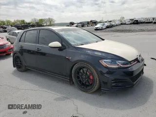 2019 Volkswagen Golf GTI S with VIN 3VW5T7AU9KM019831, listed as a Copart auction lot 53404435 with 81,059 mi miles and Salvage Title. Bid and sale history available at carsss.com. Image 4.