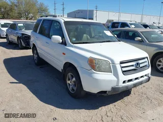 2008 Honda Pilot EX-L with VIN 5FNYF28598B027501, listed as a IAAI auction lot 41806345 with 213,406 mi miles. Bid and sale history available at carsss.com. Image 1.