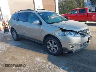 2015 Chevrolet Traverse LT with VIN 1GNKVHKDXFJ389653, listed as a IAAI auction lot 41349149 with 141,516 mi miles and . Bid and sale history available at DreamBid. Image 1.