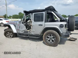 2018 Jeep Wrangler Unlimited Rubicon with VIN 1C4HJXFG4JW236436, listed as a Copart auction lot 60782365 with Not provided miles and Salvage title. Bid and sale history available at DreamBid. Image 2.
