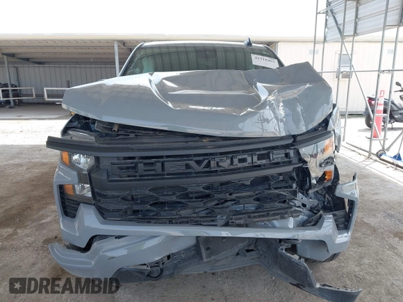 2024 Chevrolet Silverado 1500 Custom with VIN 1GCPABEK0RZ328996, listed as a IAAI auction lot 41918462 with 14,689 mi miles and . Bid and sale history available at DreamBid. Image 12.