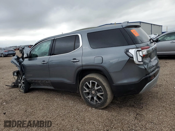 2020 GMC Acadia SLE z VIN 1GKKNKLA1LZ167028, wystawiony jako Copart lot #42650345 z przebiegiem Nie podano mil oraz Czysty tytuł • Clean title. Historia ofert i sprzedaży dostępna na DreamBid. Obrazek 2.