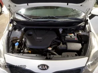2014 Kia Rio LX with VIN KNADM4A32E6382362, listed as a Copart auction lot 46635005 with 126,907 mi miles and Salvage Title. Bid and sale history available at DreamBid. Image 11.