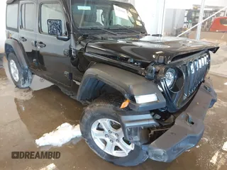 2021 Jeep Wrangler Unlimited Sport S z VIN 1C4HJXDG5MW744101, wystawiony jako IAAI lot #41258885 z przebiegiem Nie podano mil oraz . Historia ofert i sprzedaży dostępna na DreamBid. Obrazek 11.
