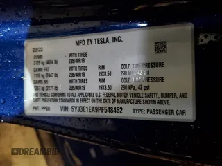 2023 Tesla Model 3 z VIN 5YJ3E1EA9PF548452, wystawiony jako Copart lot #44771515 z przebiegiem 19 903 mil mil oraz Szkoda całkowita • Salvage title. Historia ofert i sprzedaży dostępna na DreamBid. Obrazek 15.