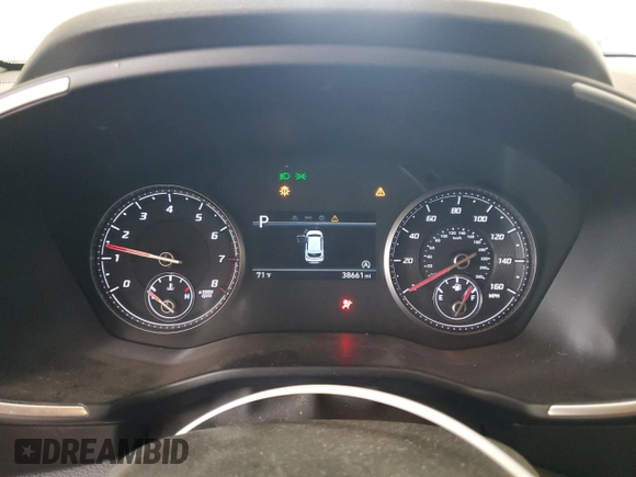 2021 Hyundai Santa Fe SE with VIN 5NMS14AJXMH321148, listed as a Copart auction lot 59810465 with 38,661 mi miles and Salvage title. Bid and sale history available at DreamBid. Image 9.