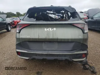 2023 Kia Sportage X-Pro with VIN 5XYK7CAF0PG021041, listed as a Copart auction lot 72708414 with Not Provided miles and Non Repairable. Bid and sale history available at carsss.com. Image 6.