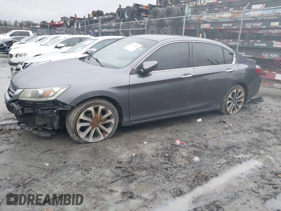 2015 Honda Accord Sport with VIN 1HGCR2F55FA139823, listed as a IAAI auction lot 41623823 with 169,093 mi miles and . Bid and sale history available at DreamBid. Image 17.