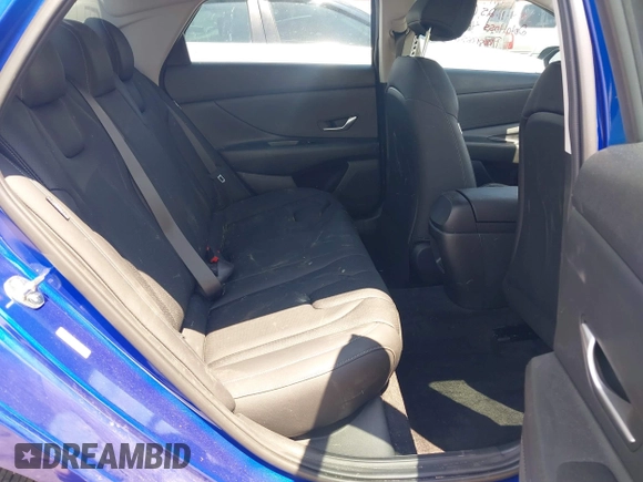 2024 Hyundai Elantra SEL with VIN KMHLM4DG8RU770920, listed as a IAAI auction lot 42191038 with 5,818 mi miles and . Bid and sale history available at DreamBid. Image 8.