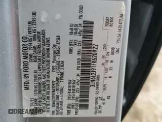2015 Lincoln MKZ with VIN 3LN6L2J91FR620922, listed as a Copart auction lot 43745565 with Not provided miles and Salvage title. Bid and sale history available at DreamBid. Image 12.