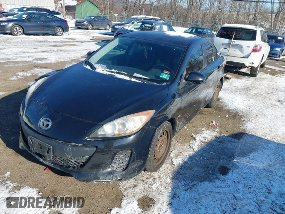 2012 Mazda 3 i Sport with VIN JM1BL1UG3C1519376, listed as a IAAI auction lot 41417140 with 214,831 mi miles and . Bid and sale history available at DreamBid. Image 2.