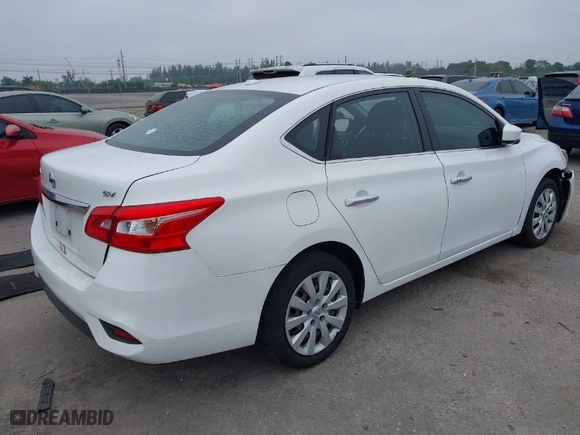 2017 Nissan Sentra SV with VIN 3N1AB7AP8HL674966, listed as a IAAI auction lot 41883884 with 96,597 mi miles. Bid and sale history available at carsss.com. Image 4.