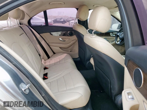 2017 Mercedes-Benz C 300 with VIN 55SWF4JB9HU218627, listed as a Copart auction lot 57801925 with Not provided miles and Clean title. Bid and sale history available at DreamBid. Image 10.