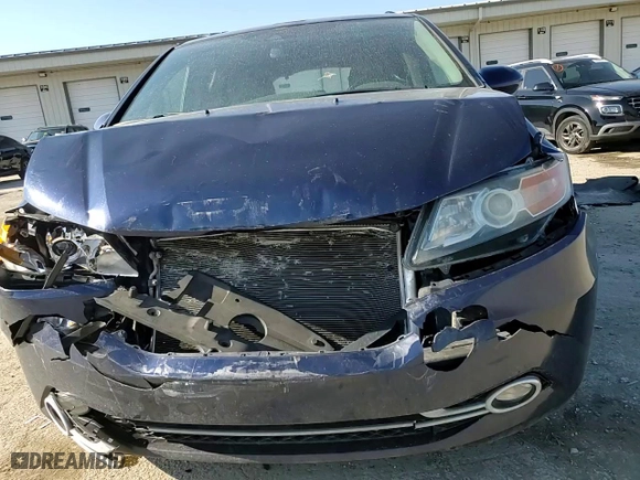 2016 Honda Odyssey EX-L with VIN 5FNRL5H69GB071214, listed as a Copart auction lot 48512855 with 142,970 mi miles and Salvage Title. Bid and sale history available at carsss.com. Image 12.