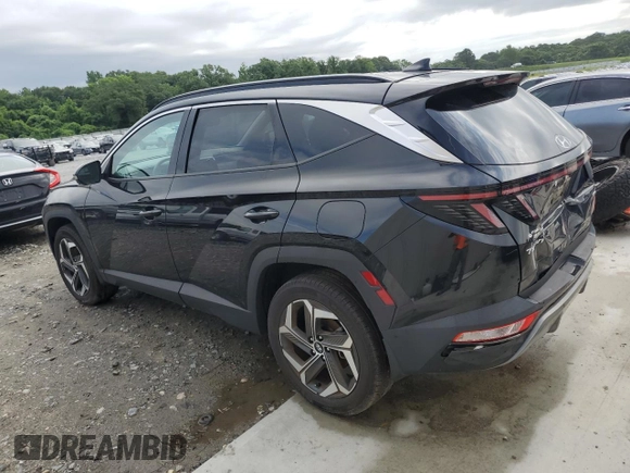 2023 Hyundai Tucson Limited with VIN 5NMJECAE2PH201393, listed as a Copart auction lot 60436905 with 25,855 mi miles and Salvage title. Bid and sale history available at DreamBid. Image 2.