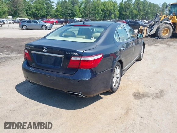 2008 Lexus LS 460 with VIN JTHBL46F385055817, listed as a IAAI auction lot 42668757 with 220,389 mi miles and . Bid and sale history available at DreamBid. Image 4.