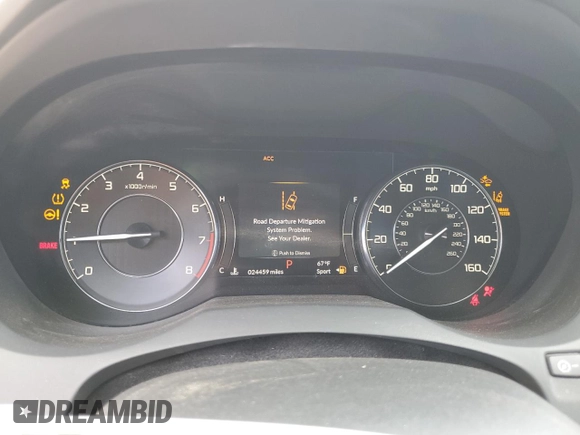 2021 Acura RDX with VIN 5J8TC1H37ML015691, listed as a Copart auction lot 44998565 with 24,459 mi miles and Salvage title. Bid and sale history available at DreamBid. Image 9.