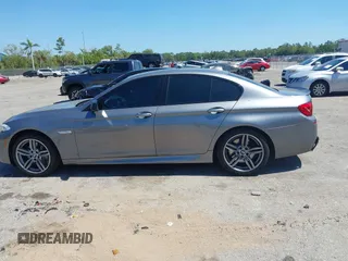 2013 BMW 5 Series 550i xDrive with VIN WBAFU9C54DDY72137, listed as a IAAI auction lot 41794124 with 58,647 mi miles and . Bid and sale history available at carsss.com. Image 14.