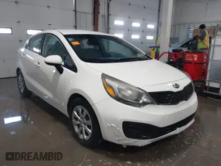 2012 Kia Rio LX with VIN KNADM4A30C6057030, listed as a IAAI auction lot 41570745 with 153,231 mi miles. Bid and sale history available at carsss.com. Image 1.