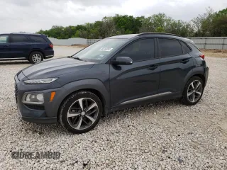 2019 Hyundai Kona Limited with VIN KM8K33A57KU223980, listed as a Copart auction lot 46516253 with 36,600 mi miles. Bid and sale history available at carsss.com. Image 1.