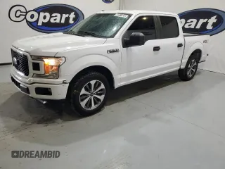 2019 Ford F-150 XL z VIN 1FTEW1CP0KKC77712, wystawiony jako Copart lot #86911924 z przebiegiem 104 310 mil mil oraz Czysty tytuł • Clean title. Historia ofert i sprzedaży dostępna na DreamBid. Obrazek 1.