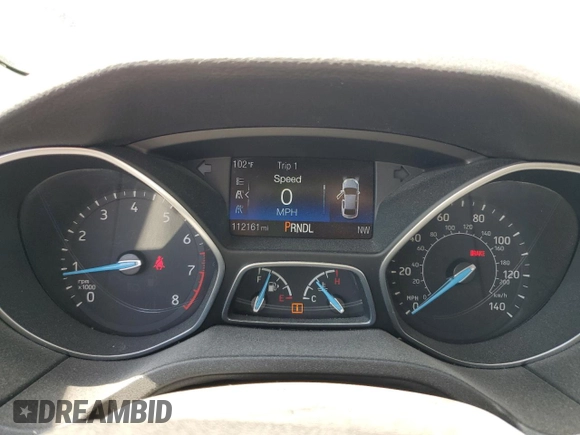 2017 Ford Focus SE with VIN 1FADP3F21HL255540, listed as a Copart auction lot 55151245 with 112,161 mi miles and Salvage Title. Bid and sale history available at DreamBid. Image 9.