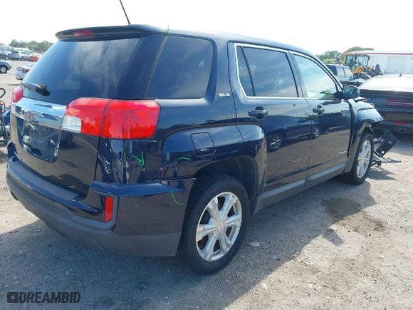 2017 GMC Terrain SLE with VIN 2GKALMEK7H6118728, listed as a IAAI auction lot 41938153 with 45,569 mi miles. Bid and sale history available at carsss.com. Image 4.