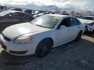 2012 Chevrolet Impala Police Police with VIN 2G1WD5E32C1309839, listed as a Copart auction lot 44011485 with 142,353 mi miles and Salvage Title. Bid and sale history available at carsss.com. Image 1.