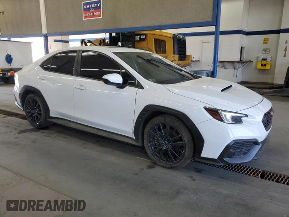 2023 Subaru WRX Premium with VIN JF1VBAF6XP9809146, listed as a Copart auction lot 62493765 with 31,390 mi miles and Salvage title. Bid and sale history available at DreamBid. Image 4.