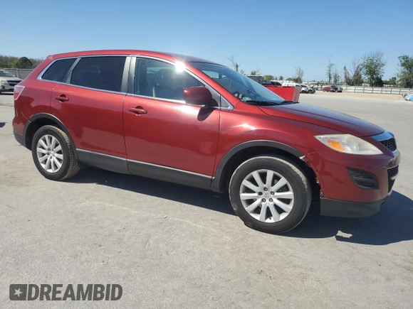 2010 Mazda CX-9 Touring with VIN JM3TB3MV2A0205844, listed as a Copart auction lot 48393355 with 157,635 mi miles and Salvage Title. Bid and sale history available at carsss.com. Image 4.