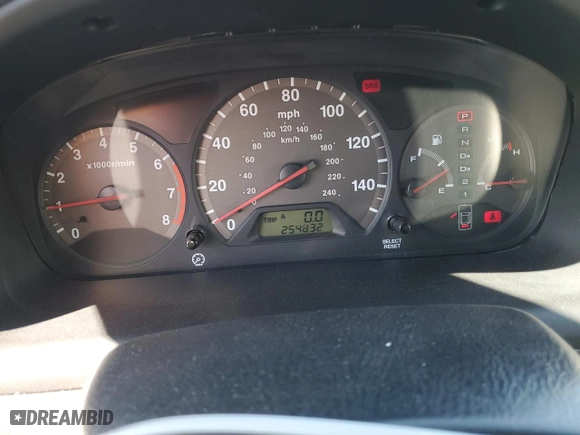 2001 Honda Accord Cpe EX w/Leather with VIN 1HGCG22511A005024, listed as a Copart auction lot 50484235 with 254,832 mi miles and Salvage Title. Bid and sale history available at carsss.com. Image 9.