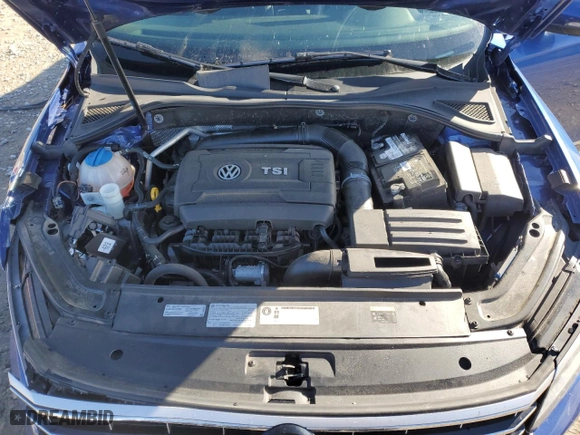 2017 Volkswagen Passat 1.8T SEL Premium with VIN 1VWCT7A37HC077459, listed as a Copart auction lot 76312324 with 0 mi miles and Clean Title. Bid and sale history available at carsss.com. Image 12.