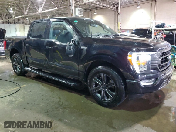 2023 Ford F-150 XL with VIN 1FTEW1C57PFB83938, listed as a Copart auction lot 52502865 with 48,965 mi miles and Non Repairable. Bid and sale history available at carsss.com. Image 4.